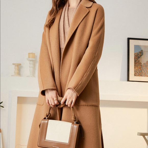 NWT Ecru Emissary | Andrea 100% Merino Wool Coat - Picture 13 of 16